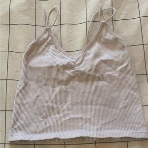 Women's White Strappy Top